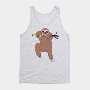 Non-binary Pride Sloth Tank Top